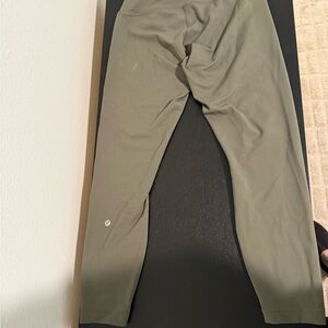 Lululemon Wunder Train Olive Green Leggings